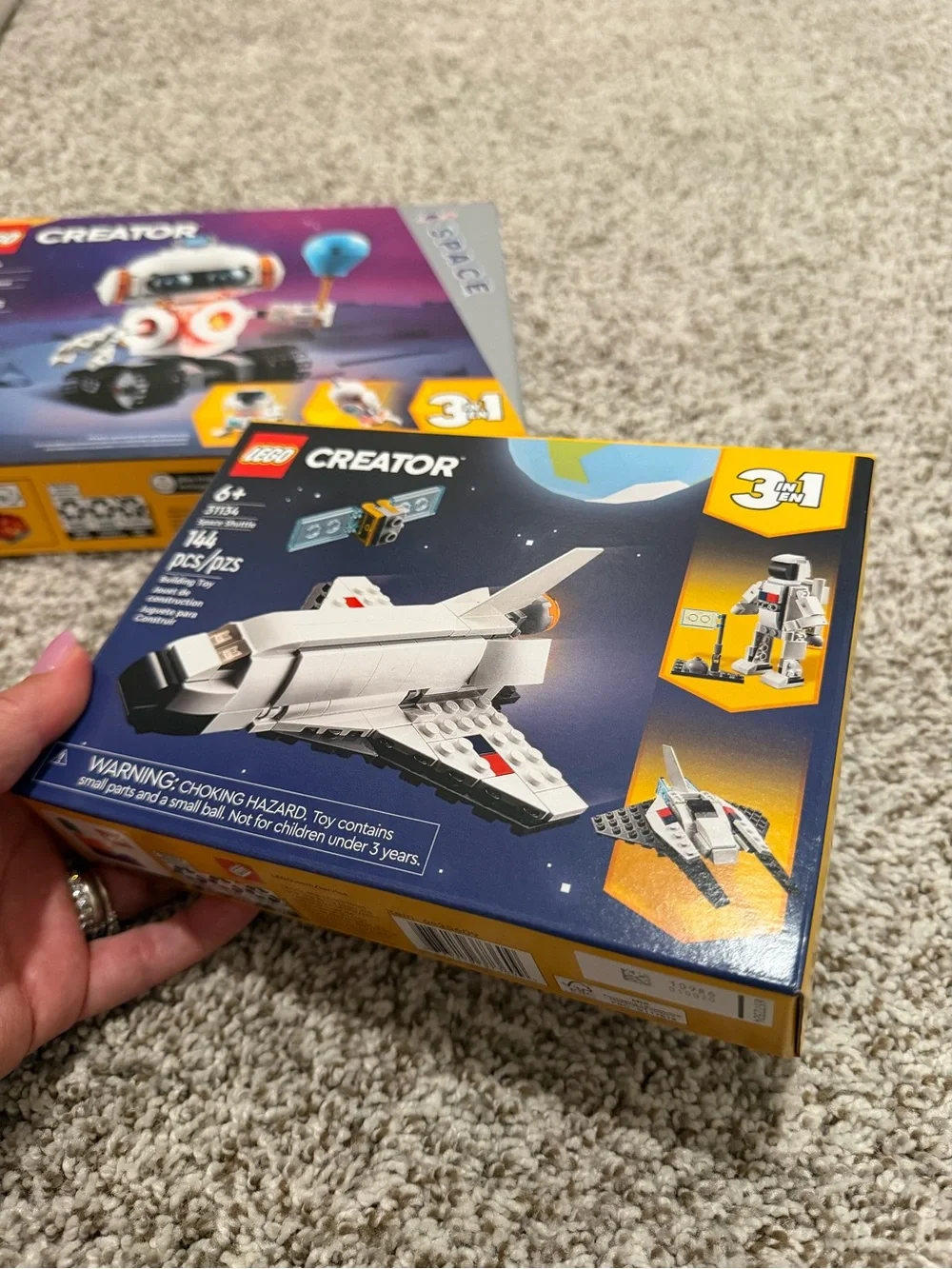 LEGO Creator Space Robot & Shuttle Building Sets - White